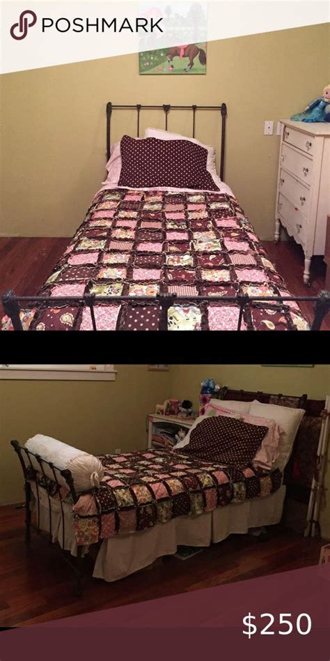 Twin Vintage Looking Metal Frame Bed Has Everything Including Metal