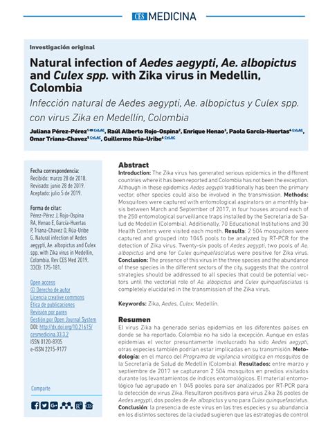 Natural Infection Of Aedes Aegypti Ae Albopictus And Culex Spp With