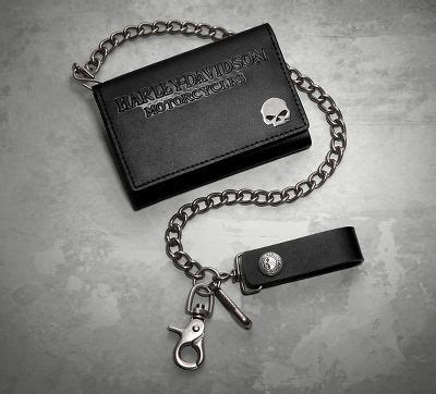 Men's Tri-Fold Biker Wallet | Wallets, Clips & Chains | Official Harley-Davidson Online Store