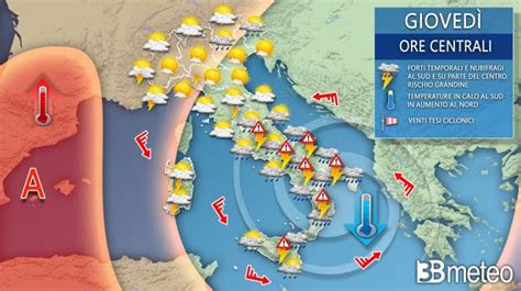 Meteo Italia Ostaggio Del Maltempo Con Temporali Nubifragi E