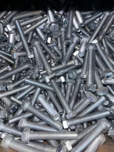 Hot Dip Galvanized Bolt Mild Steel At 90 Kg In Indore ID 25476603597