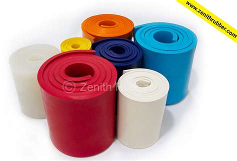 Silicone Rubber Sheets in India | Silicone Sheets | Zenith Rubber