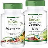 Fairvital Multivitamin Kapseln aus Obst und Gemüse Pulver Natürlich