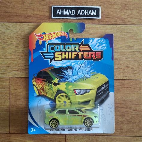 Hot Wheels Mitsubishi Lancer Evolution Color Shifters Hobbies Toys Toys Games On Carousell