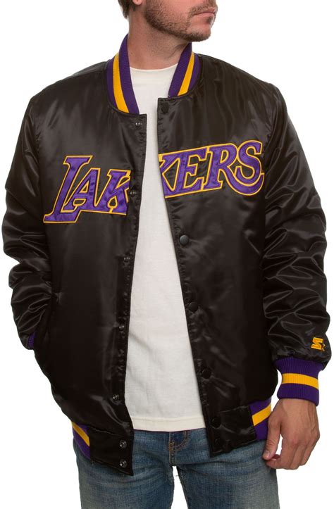 Starter Los Angeles Lakers Jacket Ls93b168llk Shiekh Lakers Jacket