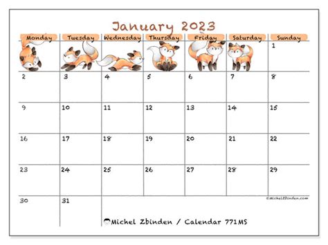 January 2023 Printable Calendars Michel Zbinden AU 30500 Hot Sex Picture