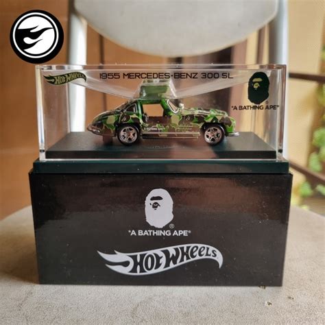 Jual Hot Wheels Special Edition RLC 1955 Mercedes Benz 300SL BAPE Bathing Ape Hotwheels Non