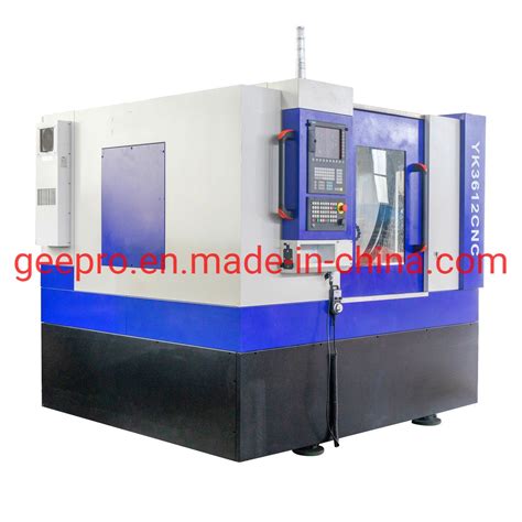 Yk3612 CNC Gear Hobbing Machine For Cutting Diameter 120mm Moudles2m