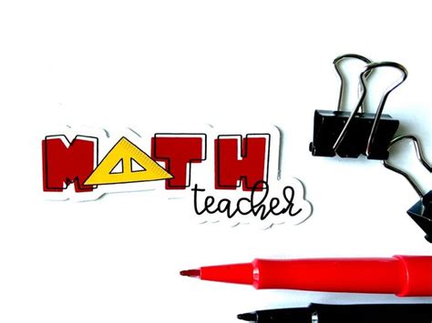 Elementary Math Teacher Gifts Laptop Vinyl Stickers - Etsy | Elementary math teacher, Math ...