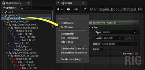 虚幻引擎中的control Rig编辑器