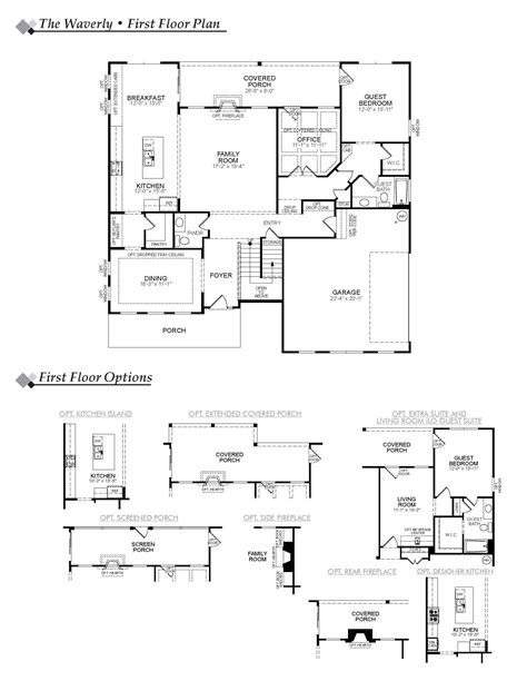 New Waverly Floor Plan In Providence Forge Va Eastwood Homes