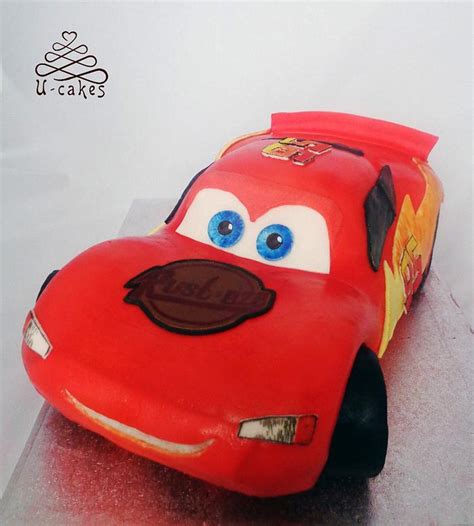 Lightning Mcqueen Decorated Cake By Olga Ugay Cakesdecor