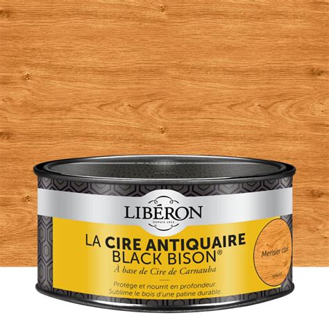 Cire Antiquaire LibÉron Black Bison Merisier Clair Pas Cher