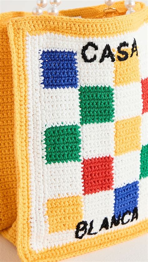 Casablanca Cotton Mini Crochet Square Bag Shopbop