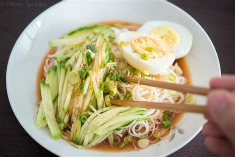 Cold Asian Noodles With Cucumber Fifteen Spatulas