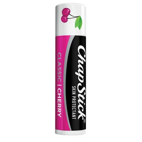 Chapstick Classic 1 Box Of 12 Sticks 12 Total Sticks Cherry Flavor Skin