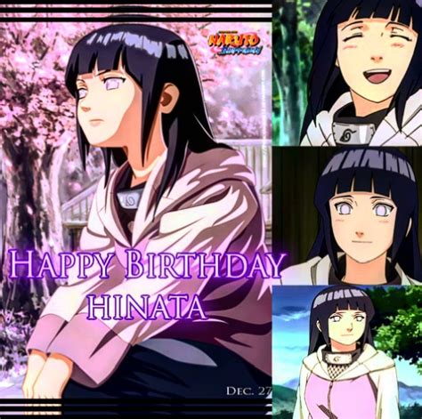 Hinata Hyugas Birthday Celebration Happybdayto