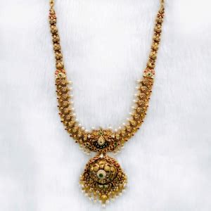 Mgdm Nagas Stone Bridal Haram Mahalaxmi Jewels