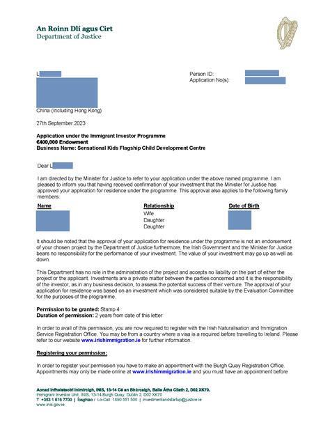 2 More Applicants Will Soon Obtain Their Irish Residency Under the