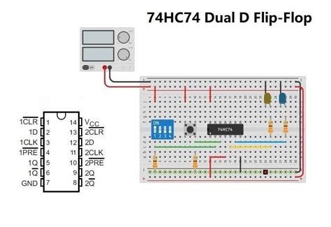 Hc Dual D Flip Flop Datasheet Pinout And Circuit Off