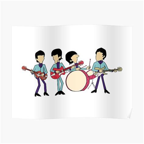 "The Beatles Parody" Poster for Sale by nicolebro | Redbubble