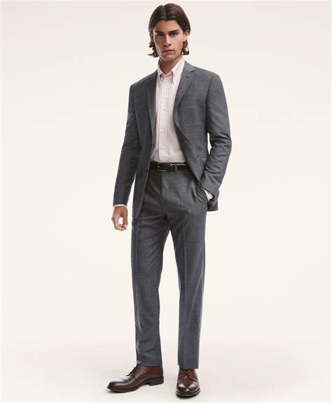 Brooks Brothers Men S Madison Fit Pinstripe Suit Grey Brooks