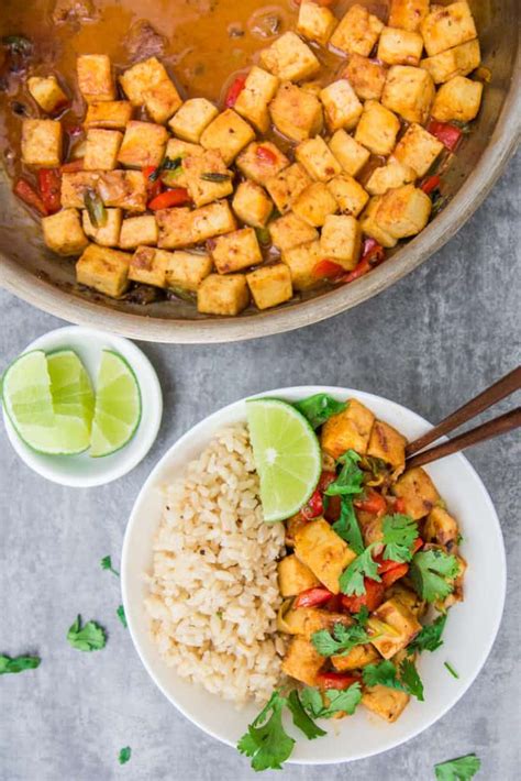 Thai Coconut Curry Tofu Choosingchia