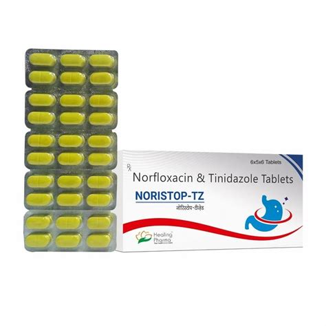 Noristop TZ Norlfoxacin 200Mg Tinidazole 300Mg At Rs 35 Stripe