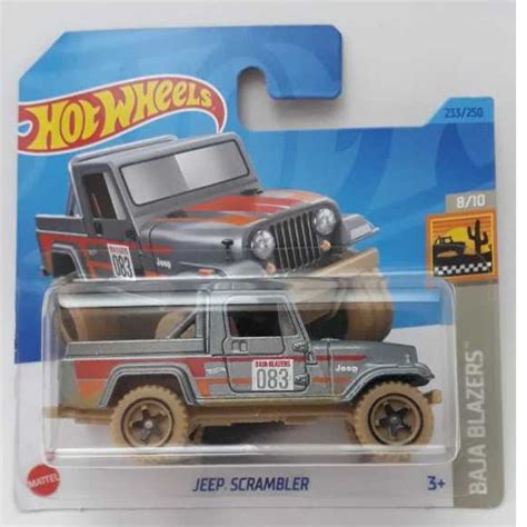 Jeep Scrambler Prata Hot Wheels Mattel Lote P Shopee Brasil