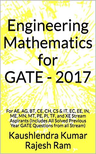 Engineering Mathematics For GATE 2017 For AE AG BT CE CH CS