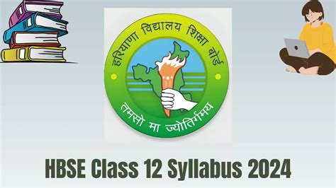 Hbse Class 12 Syllabus 2023 2024 Download Subject Wise Pdfs