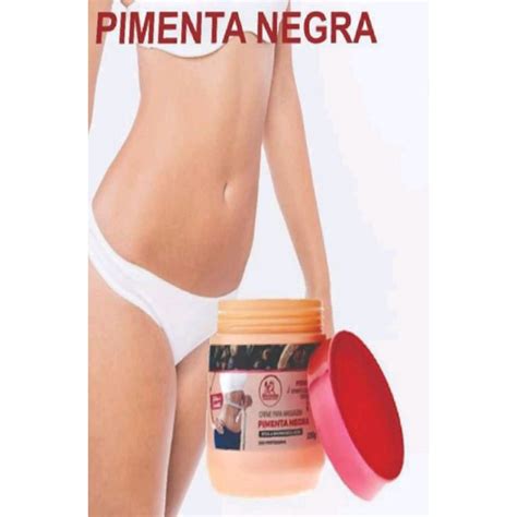 GEL MASSAGEADOR REDUTOR DE MEDIDAS PIMENTA NEGRA 200g Shopee Brasil