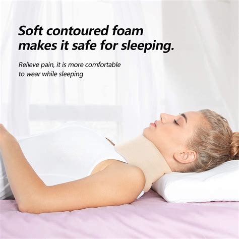 adjustable soft foam neck brace  neck pain relief universal