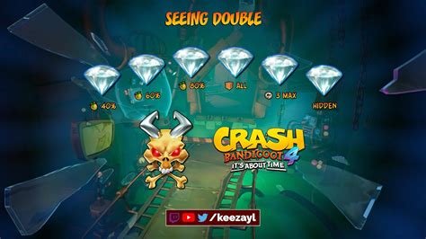 Seeing Double All Gems And N Sanely Perfect Relic Playthrough Crash