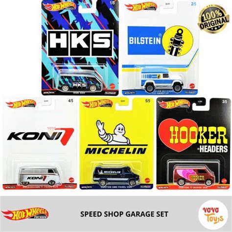 Jual Hot Wheels Premium Pop Culture Speed Shop Garage Set Hotwheels Di Seller Denta Toys