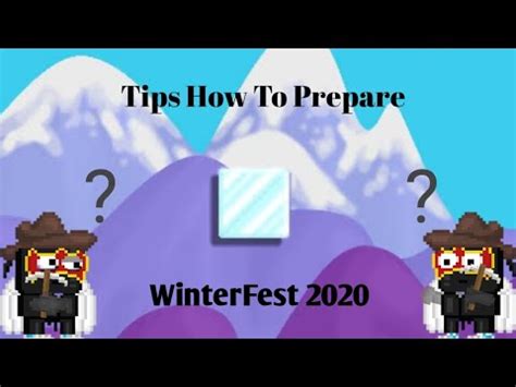 Growtopia How To Prepare WinterFest 2020 YouTube