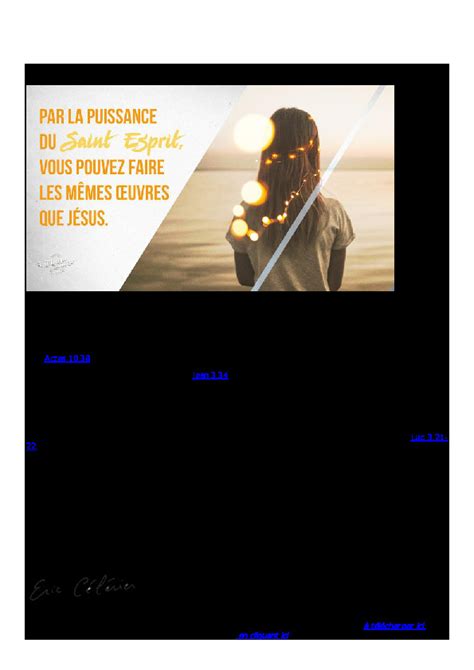 Comment Recevoir Lonction Pour La Guerison Pdf Pdfcoffee