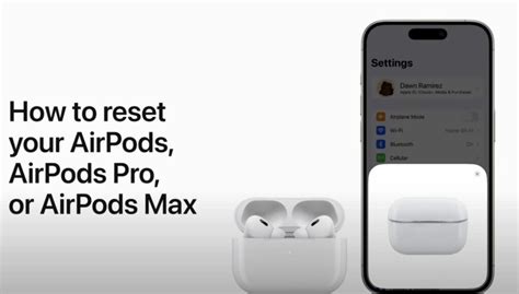 Apple N Vody Jak Resetovat Airpods Airpods Pro Nebo Airpods Max