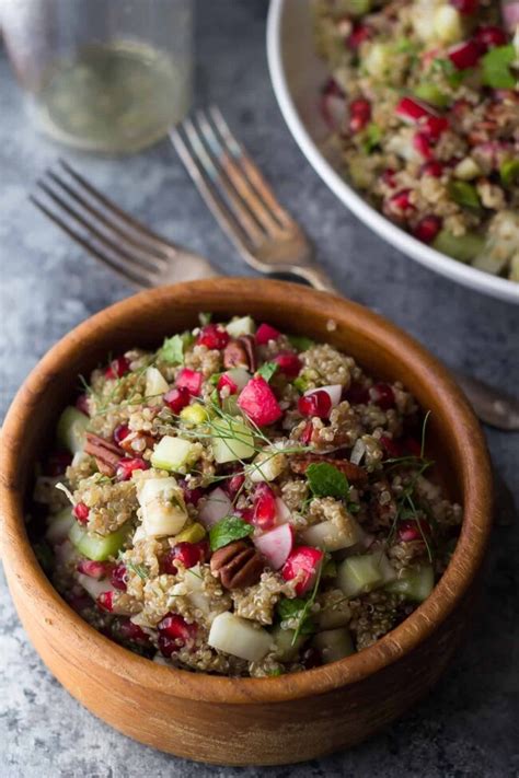 Fennel And Pomegranate Quinoa Salad Sweet Peas Saffron