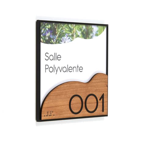 Plaque De Porte Slide Braille Et Relief Direct Signal Tique