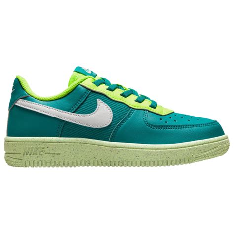 Nike Kids Boys Air Force 1 Crater In Greenvolt Modesens