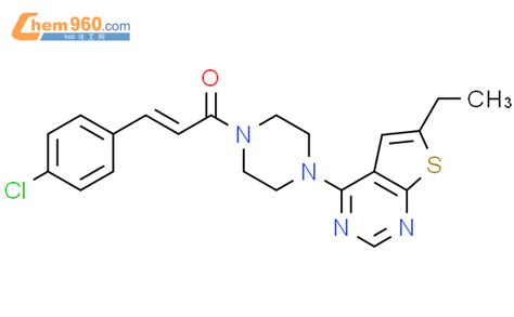 502646 20 0 Piperazine 1 3 4 Chlorophenyl 1 Oxo 2 Propenyl 4 6