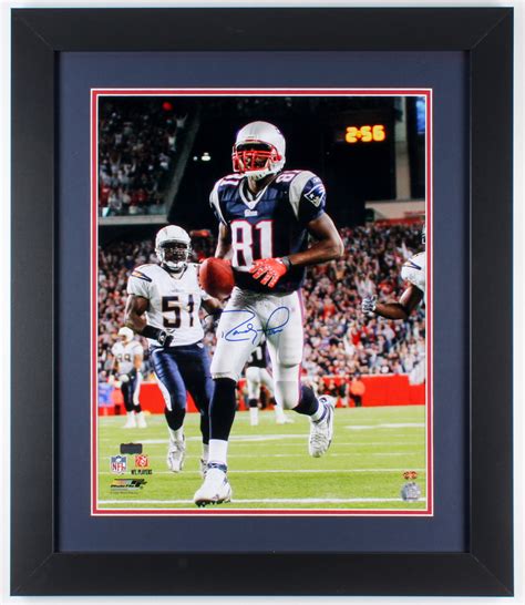 Randy Moss Signed Patriots 23.5x27.5 Custom Framed Photo Display ...