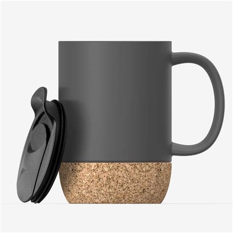 Bulk Custom Printed Asobu Cork Ceramic Mug Campfire Premiums