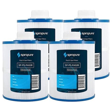 SPIROPURE In Hot Tub Pool Replacement Water Filter Cartridge Pack SP PS PAS Case Of
