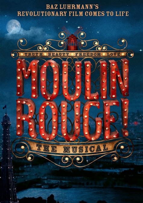 Moulin Rouge Musical Theatre Poster