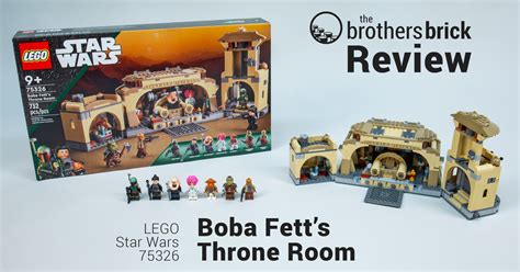 LEGO Star Wars 75326 Boba Fett's Throne Room - TBB Review-Cover - The ...