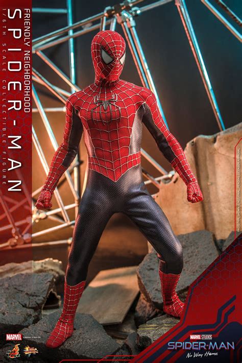 Hot Toys Spider Man No Way Home Friendly Neighborhood Spider Man 1 6 Scale Collectible Figure