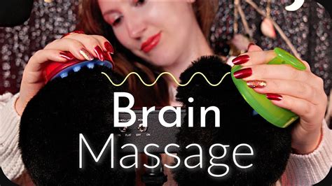 Asmr Massage For Your Brain 🧠 Strong Fluffy Mic Head Scratch For