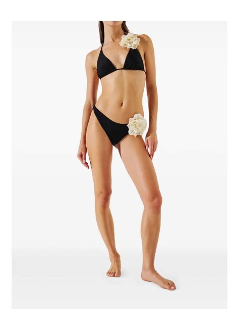 Karl Lagerfeld Bikini Bra Womankarl Dna Flower Triangle Top A W Dw Talla S Color Negro